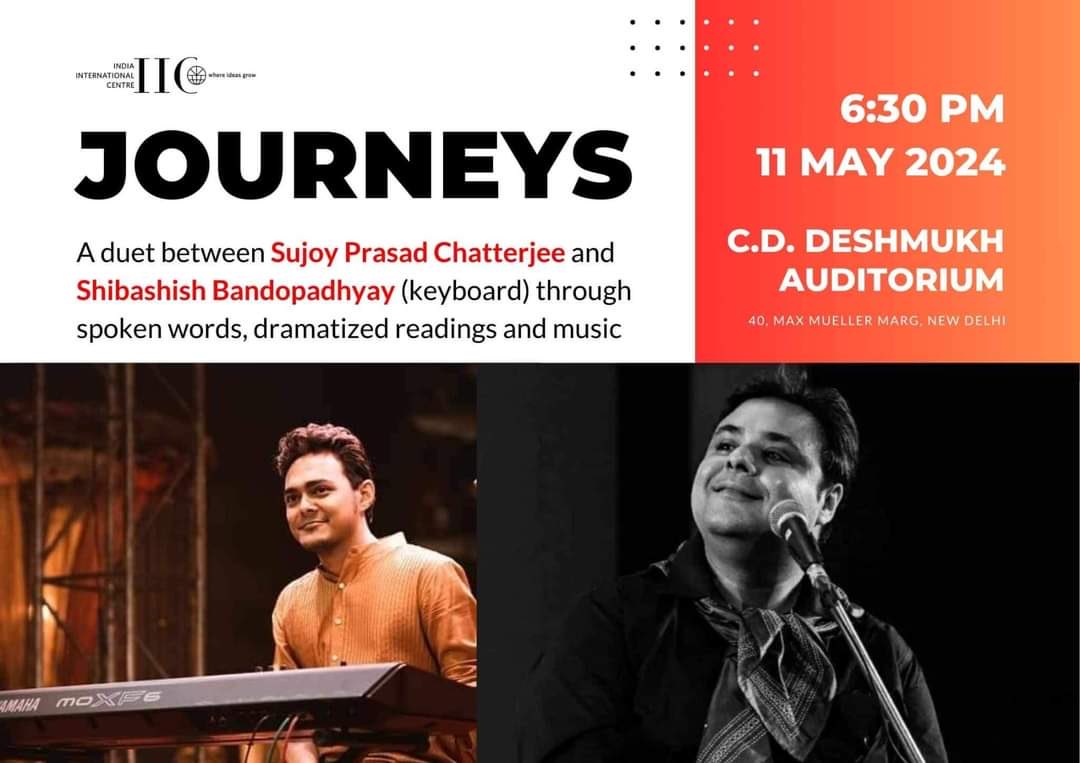 Not to miss — if you are in Delhi tomorrow!