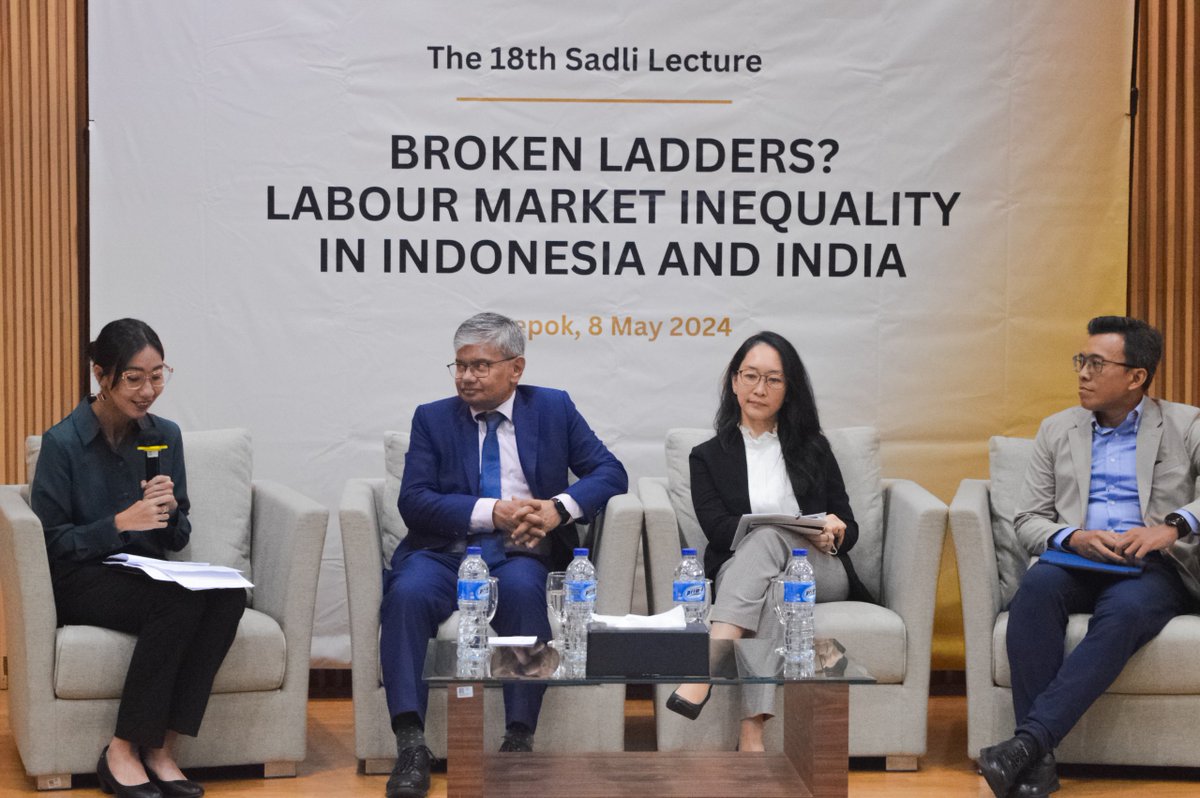 LPEMFEBUI's tweet photo. Thank you to Professor Kunal Sen, @kunalsen5 and everyone who participated in the 18th Sadli Lecture 2024 🙌✨😊
#lpemfebui #lpem #febui #universitasindonesia #ekonomiindonesia #lembagapenelelitianindonesia #sadlilecture https://t.co/rAnEyILeyy