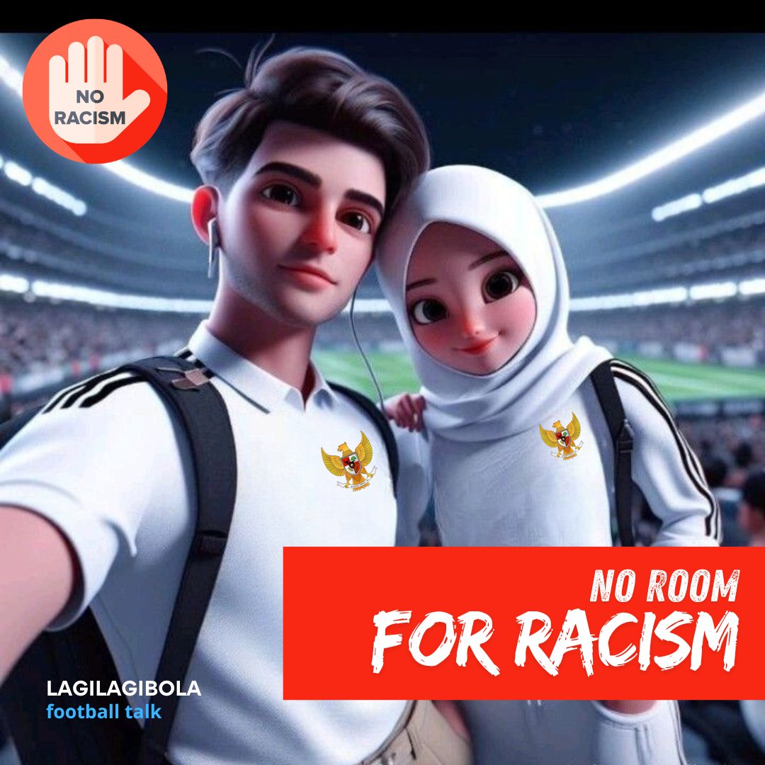 Tidak ada ruang untuk rasisme dalam sepak bola #lagilagibola #noracism #noroomforracism