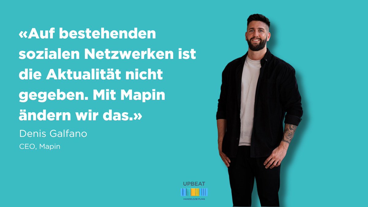 Die Plattform Mapin will das Schweizer Tiktok werden. Mehr zum Startup gibt es hier: brnw.ch/21wJDV9 Handelszeitung #upbeat – die Schweizer Startup-Serie – präsentiert von der @UBSschweiz