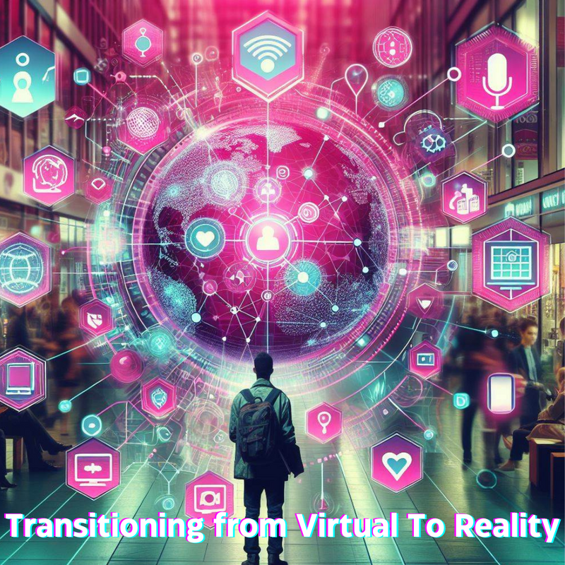 jc_artonne's tweet photo. Shifting from Virtual to Real™is a real chalenge in a stigmatized post-pandemic era. Lines between online &amp; offline connections are blurred. How does transitioning from virtual to real impact relationships? 🌐🤝#VirtualToReal #DigitalAge 
@https://www.linkedin.com/in/jc-artonne/ https://t.co/EFjvrePkFe