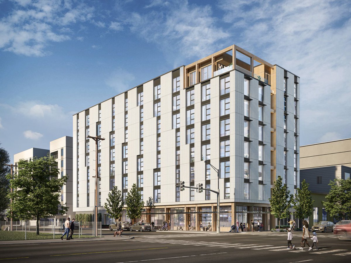 What over 100 affordable apartments in a mass timber building looks like By Access Architecture, in Portland bdcnetwork.com/portlands-timb…