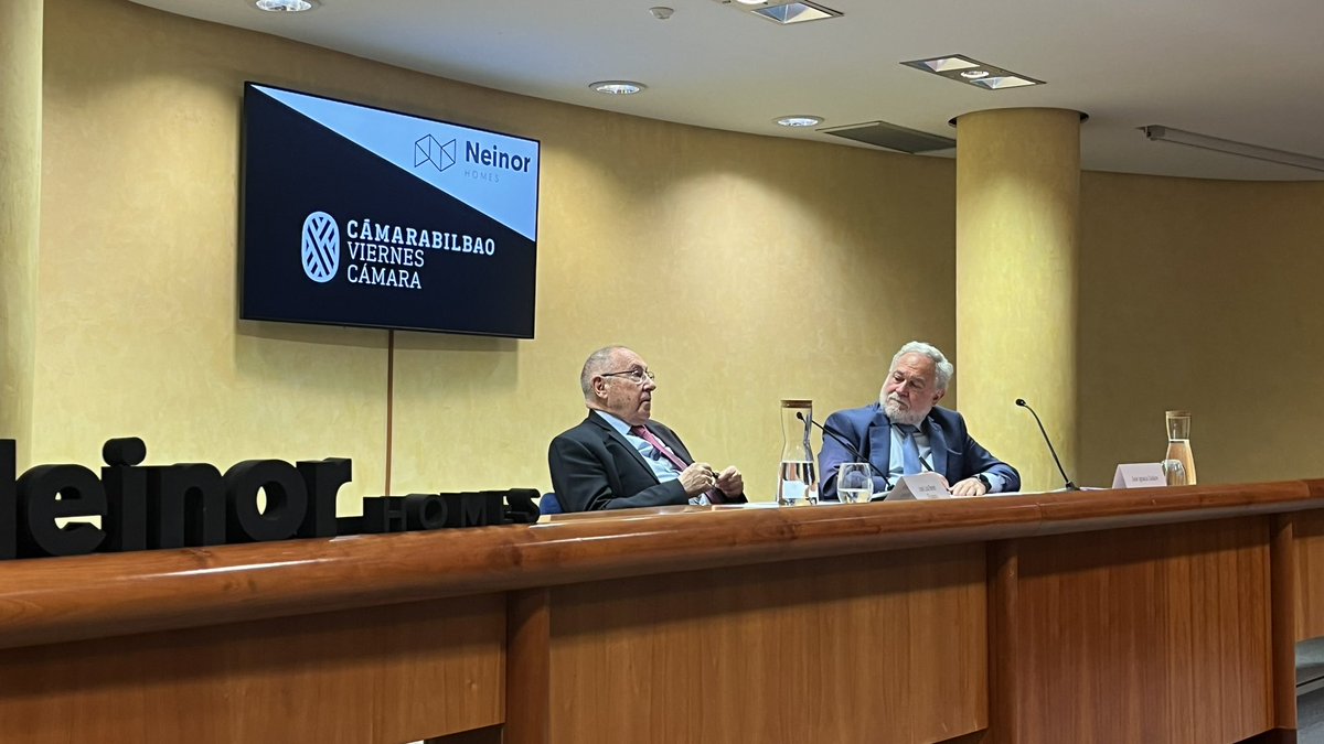 El presidente de la Cámara de España, José Luis Bonet, participa hoy en “Los viernes Cámara” de la @Camarabilbao para hablar sobre la necesaria transformación de la empresa española.