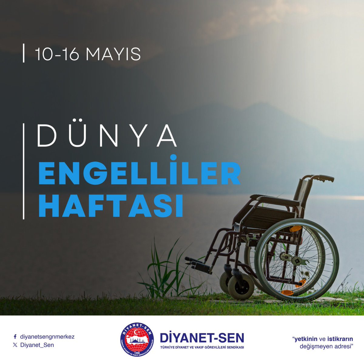 Engelli vatandaşlarımızın sosyal hayatın her alanında yer almalarını destekliyor, tüm engelli vatandaşlarımıza sağlık ve afiyet diliyoruz. 10-16 Mayıs #EngellilerHaftası