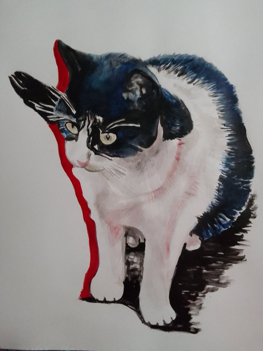 #cats #kittenss #animals #acrylicpaintings #paintings #contemporaryart #artforsale #contemporaryartists #art #CatsOfTwitter #modernart #saatchiart #artists
saatchiart.com/art/Painting-C…