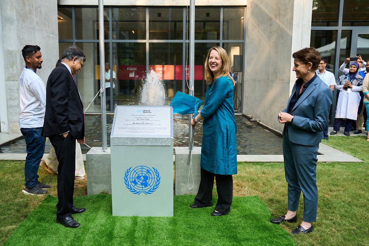 This year, #Bangladesh will mark 50 years as a United Nations Member State. The launch of UN House in #Dhaka is a symbol of the UN’s commitment to continue to support Bangladesh to achieve the #SDGs & 2030 Agenda.