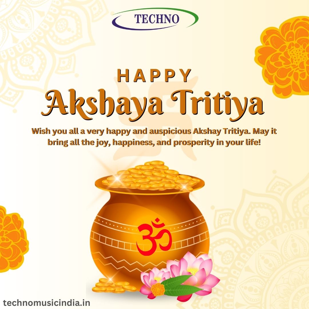 Wish you all a very happy and auspicious Akshaya Tritiya. May it bring all the joy, happiness, and prosperity in your life!
🌐 technomusicindia.in

#technomusicindia #technomusic #technoguitars #technoguitar #akshayatritiya #akshayatritiyaoffer #akshayatritiya2024