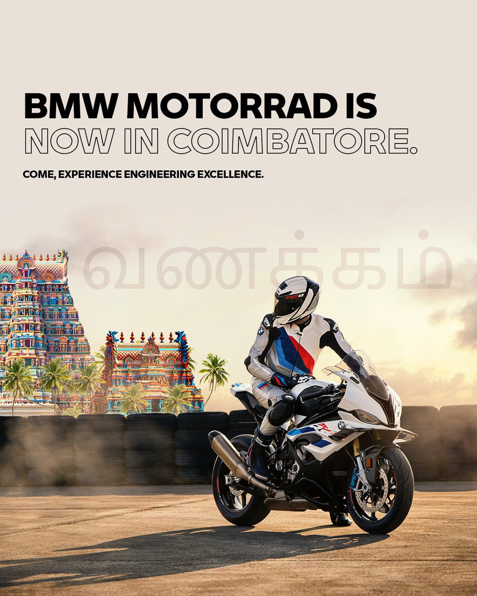 Vanakkam Coimbatore!
We are now in your city. Come say hi or maybe stop by.
We’ll be waiting at
KUN Motorrad
1247 & 1248, Saibaba Colony,
Coimbatore, Tamil Nadu 641043.

#MakeLifeARide #BMWMotorrad #BMWMotorradIndia #BMWMotorradNewShowroom #ShowroomLaunch #BMWMotorradinCoimbatore…