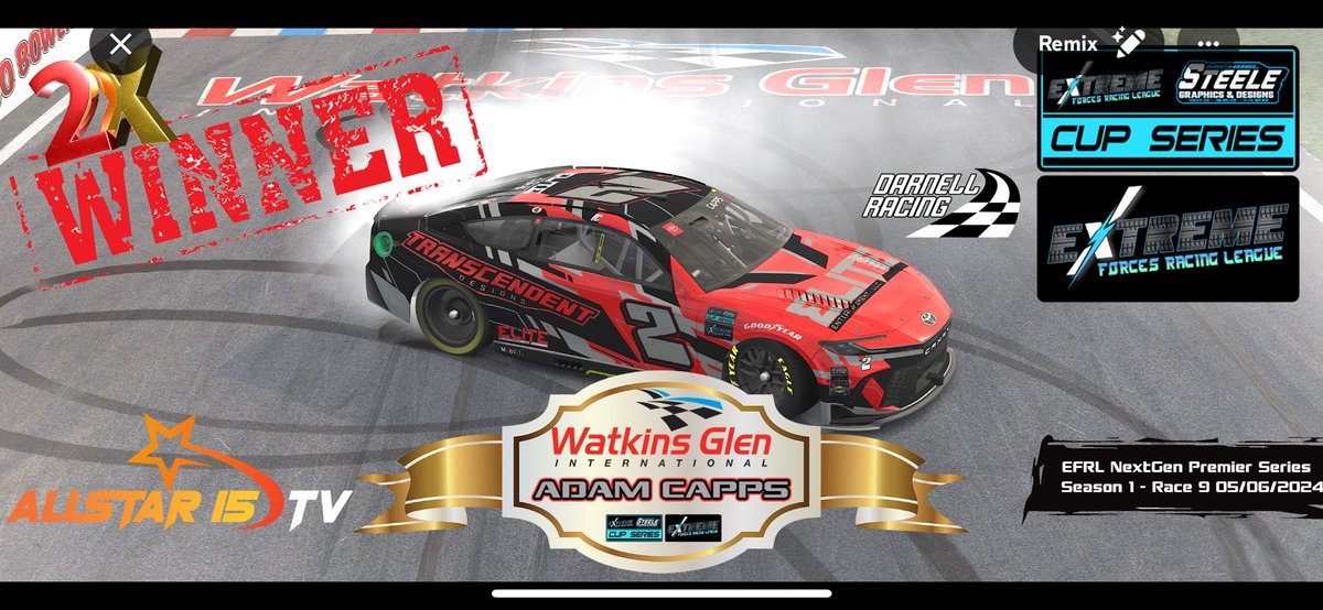 Knocked out a few wins this season in the <a href="/EFRL2023/">Extreme Forces Racing League</a>