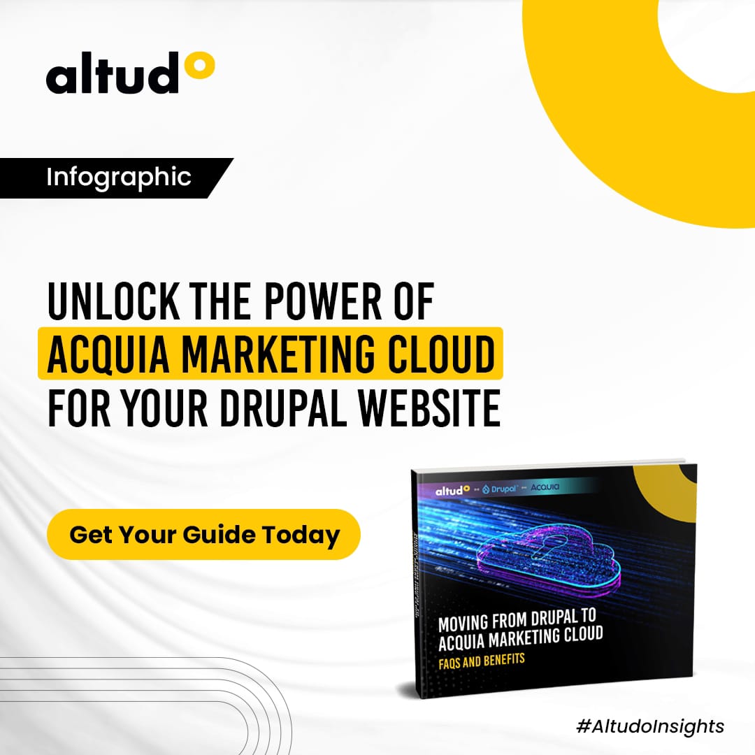 Unlock how @Acquia #MarketingCloud can enhance Drupal sites. This infographic unveils the benefits of migrating to #Acquia Cloud for better time-to-market and #Personalization capabilities: altudo.co/insights/infog…

#Drupal #DrupalPartner #AltudoInsights
