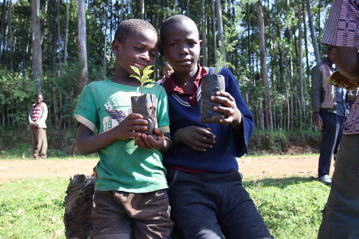 1/2. Happening Now! Ps Social Protection @PS_JosephMotari leading a national tree planting exercise in Nyamira County. Our goal is to plant 15 billion trees over the next five years countrywide.