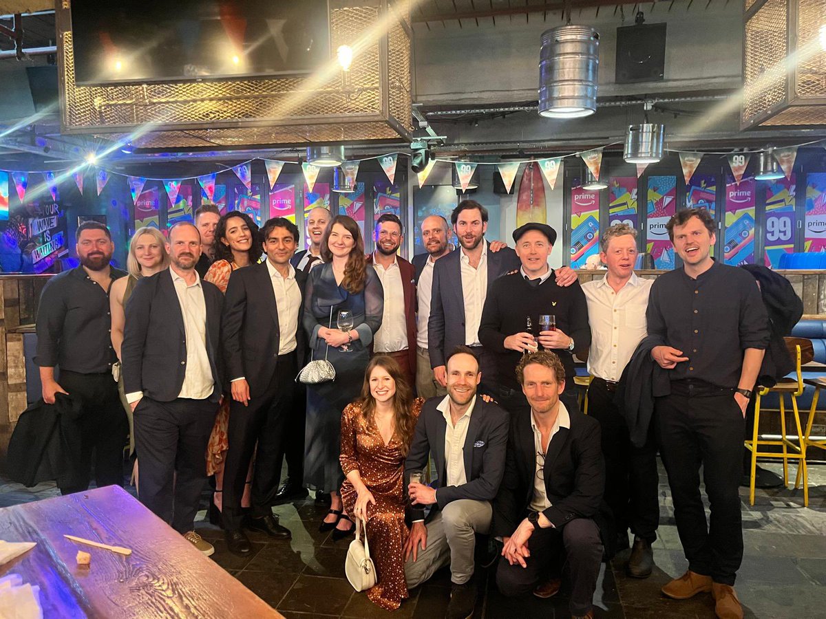 sampsoncollins's tweet photo. Great night last night for world Premiere of ‘99’ in Manchester. Loved working with an incredible team to tell an extraordinary story about perhaps the greatest one of all. Thank you to @Venture_land Studio 99 @BUZZ16 @primevideosport for the opportunity. Coming May 17 https://t.co/Oo3OeTfAkc