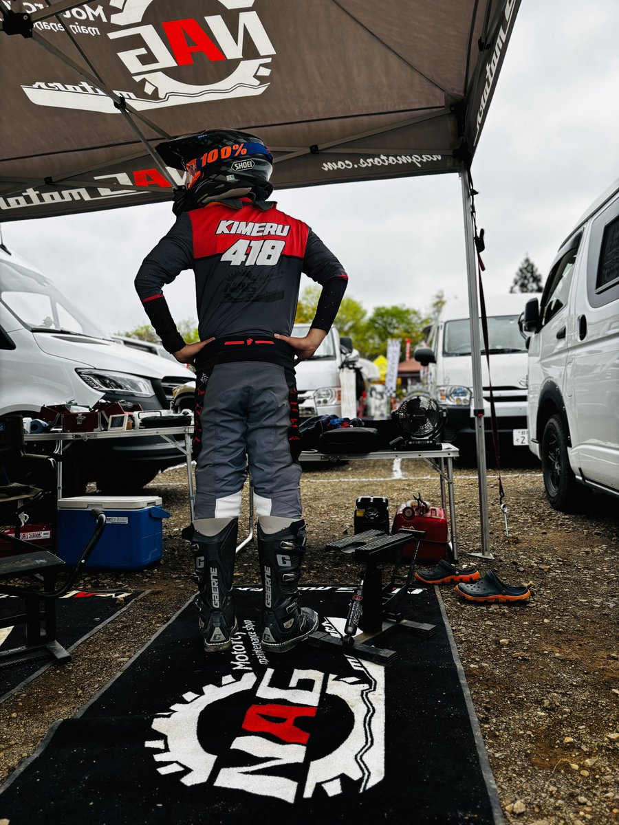 kimetibi's tweet photo. #JEC @YZ250FX_238198 #kimetibiFACTORY
#NAGmotors
今回のJEC菅生でIAライダーの誉君のプリントさせていただきました!また練習でシバいてくださいm(_ _)m
うちの看板犬も自分のオフジャージリメイクしてプリントして参戦しました! https://t.co/dOtipdHiUp