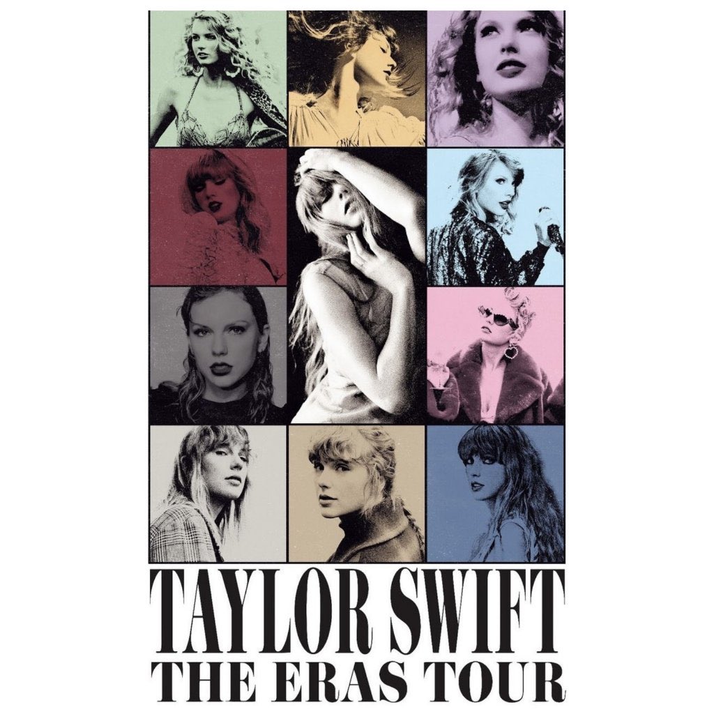 El ‘The Eras Tour’ estrena nuevo look, incluyendo a ‘TTPD’ entre las eras y siendo la imagen central del cartel. #TSTheErasTour