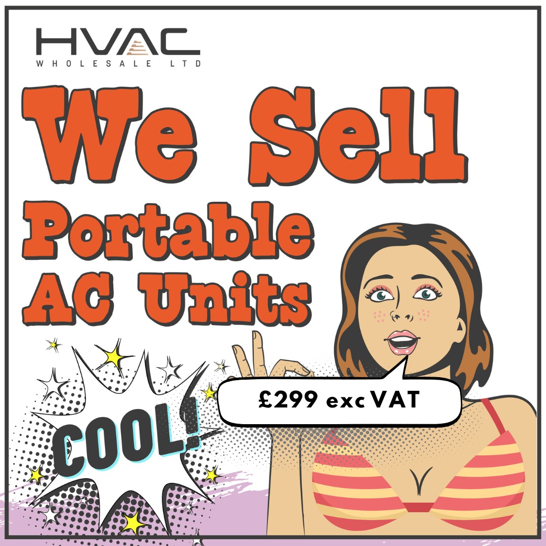 Are you ready for Summer?☀️ 

Portable AC units available on our website.

#HVACLife #HVAC #HVACWholesaler #HVACWholesaler #HVACSupplier #Wholesaler #GetReadyWithHVAC #Summer #Portable #AC