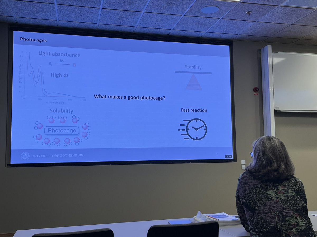 OMC_GU (Inactive account) (@omc_gu) on Twitter photo Emil Sandelin from <a href="/wallentin_carl/">Carl Johan Wallentin</a> group defending his PhD thesis „Breaking the cage – Implementing photocages to address spatiotemporal challenges in chemical biology“after Arwen R. Pearson from <a href="/unihh/">Universität Hamburg</a> introduced the audience to the field! <a href="/goteborgsuni/">Göteborgs universitet / University of Gothenburg</a> <a href="/Naturvetenskap/">Naturvetenskap/GU</a> Emil Sandelin from <a href="/wallentin_carl/">Carl Johan Wallentin</a> group defending his PhD thesis „Breaking the cage – Implementing photocages to address spatiotemporal challenges in chemical biology“after Arwen R. Pearson from <a href="/unihh/">Universität Hamburg</a> introduced the audience to the field! <a href="/goteborgsuni/">Göteborgs universitet / University of Gothenburg</a> <a href="/Naturvetenskap/">Naturvetenskap/GU</a>