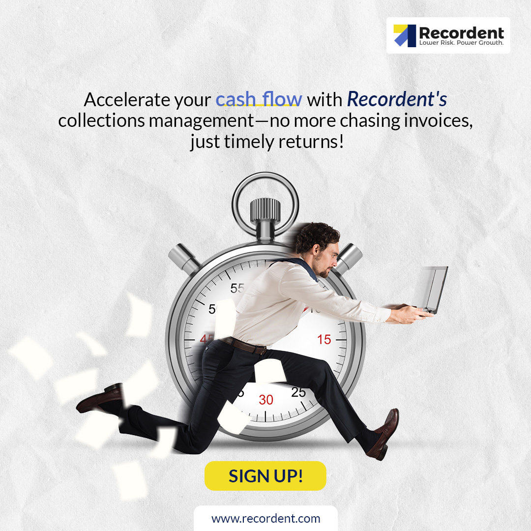 RecordentIndia's tweet image. Rev up your revenue! Speedy cash flow and timely payments are just a click away with Recordent&apos;s collections management. Say goodbye to chasing invoices and hello to financial freedom!  
#Recordent #FinancialSolutions #CollectionsManagement #TimeIsMoney #BusinessGrowth