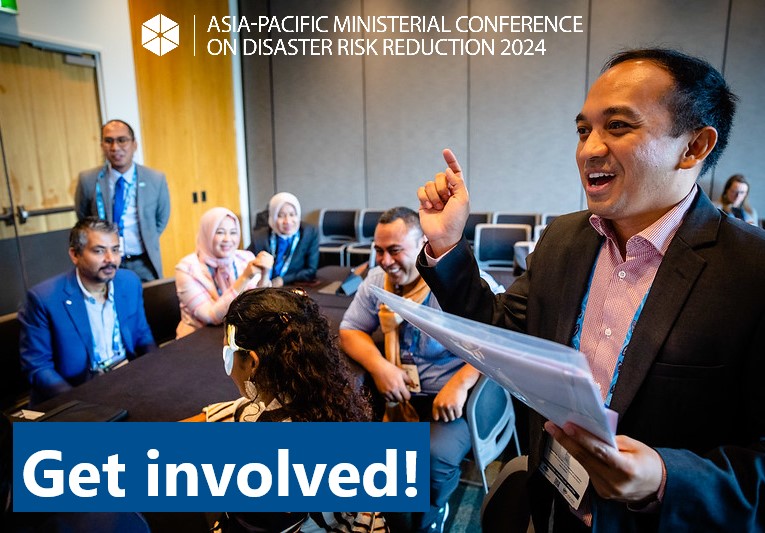There are different ways you can get involved at the APMCDRR 2024. Applications to host a partner event or learning lab or speak on the ignite stage are open until 31 May! The call for submissions for the #DRR expo will be published soon - stay tuned. ➡️ apmcdrr.undrr.org/2024/get-invol…