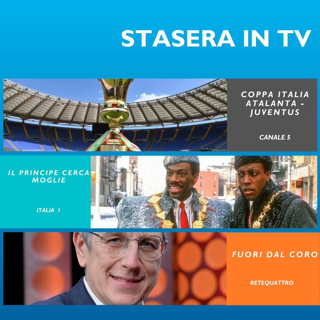 Stasera in tv sulle reti #Mediaset