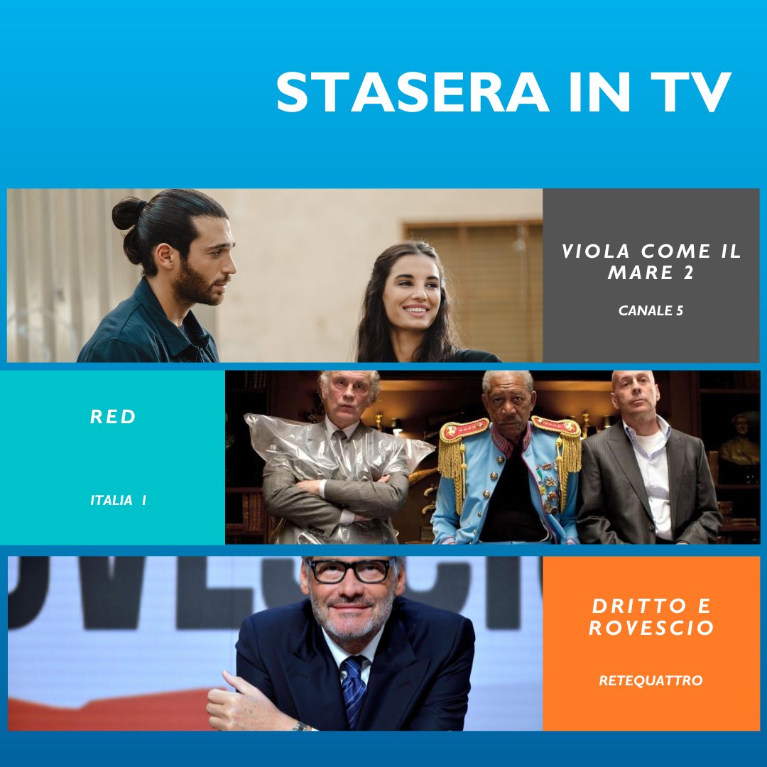 Stasera in tv sulle reti #Mediaset