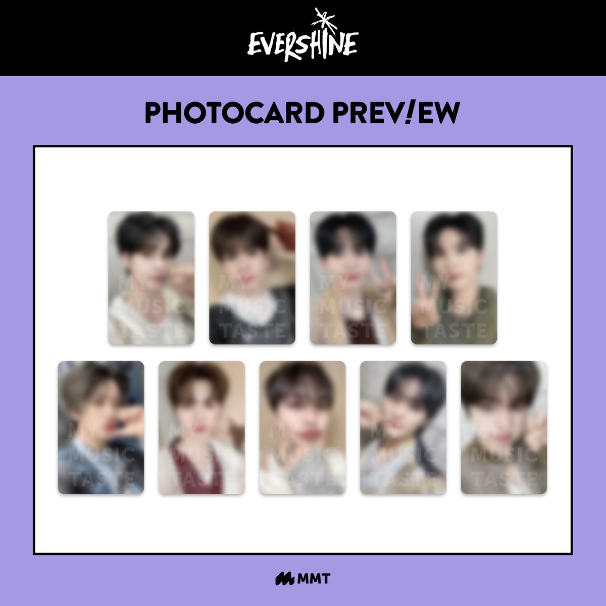 #LUVITY! You get the first sneak peek👀at the MMT exclusive photocard!
#러비티! MMT 특전 포토카드를 살짝👀 공개합니다!

Get the album! | 앨범 구매👇
💿 mmt.fans/bwzR

🗓️Only until May 12, 11:59 PM (KST)

#CRAVITY #크래비티 #EVERSHINE #MMTShop