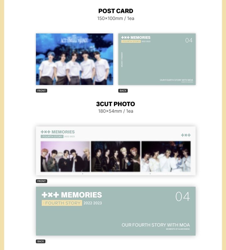 ‼️เปิดพรี‼️

TXT Memories Fourth Story ได้ของแถมรอบพรีจาก weverse (สั่งภายใน22/05)

💛 เซตล่ะ 1690฿
📦 ชำระรอบสองหารค่าส่ง+ภาษี
✅ มีกลุ่มไลน์ให้ตามของ
💌 สนใจทักเมนชั่น/เดมได้เลย

#ตลาดนัดTXT #ตลาดนัดทีเร้ก #ตลาดนัดทีบายที #แผงลอยโมอา #ตลาดนัดโมอา #ตลาดนัดMOA