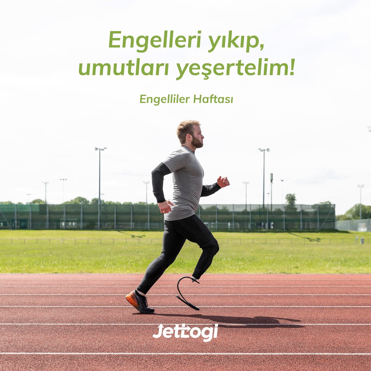 Geleceğe umutla bakabilmek için engelleri yıkıp, umutları yeşertelim!
 
#jetlogi #engellilerhaftası #engelsizyaşam #engelsizhayat #10mayıs