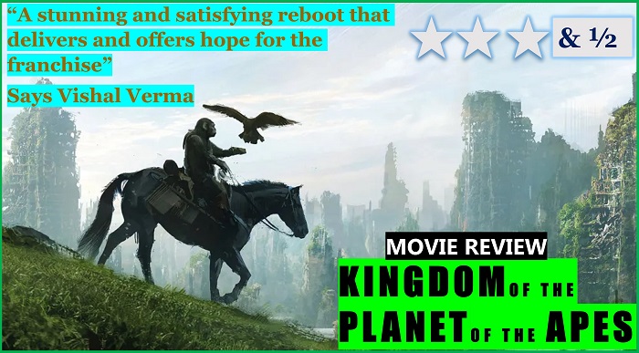 My 
#KingdomOfThePlanetOfTheApes #Review 
A stunning and satisfying reboot that delivers and offers hope for the franchise
⭐️⭐️⭐️ & 1/2
the tenth film in the Apes franchise by #WesBall, keeps the faith and restores the ‘spirit’ of the #PlanetOfTheApes 
@20thCenturyIN