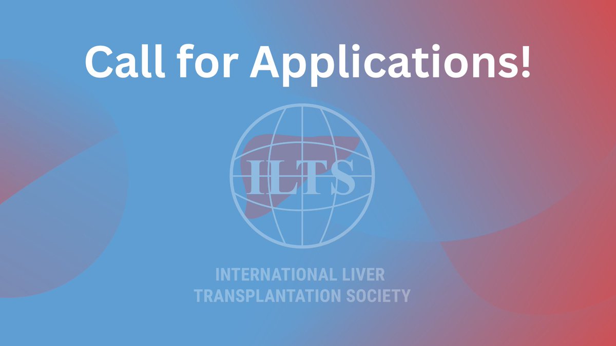 Time is short! Deadline: 15 May! Call for Applications: Editor-in-Chief, Liver Transplantation journal ILTS & AASLD are seeking candidates for Editor-in-Chief of Liver Transplantation journal Info: loom.ly/x2zstRI #LiverTransplantation #LiverTwitter @AASLDFoundation