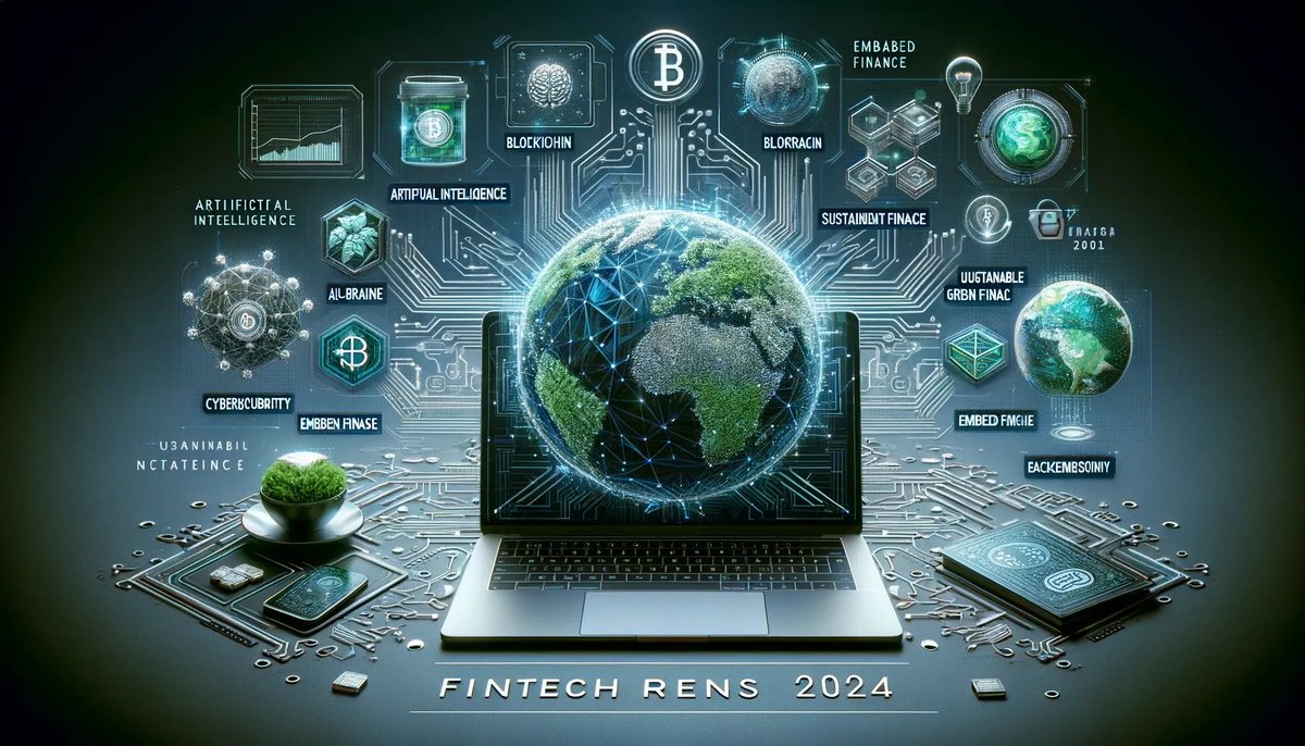 🔥 Six Emerging Fintech Trends for 2024 ✅ 𝟙. #𝔸𝕀 𝕒𝕟𝕕 #𝕄𝕃 𝕚𝕟 #𝔽𝕚𝕟𝕥𝕖𝕔𝕙: 𝕋𝕙𝕖 ℕ𝕖𝕨 𝔼𝕣𝕒 ✅ 𝟚. 𝕊𝕥𝕒𝕓𝕝𝕖𝕔𝕠𝕚𝕟𝕤: 𝔾𝕒𝕚𝕟𝕚𝕟𝕘 𝔾𝕣𝕠𝕦𝕟𝕕 𝕚𝕟 #ℙ𝕒𝕪𝕞𝕖𝕟𝕥𝕤 ✅ 𝟛. #𝕊𝕦𝕤𝕥𝕒𝕚𝕟𝕒𝕓𝕝𝕖 𝔽𝕚𝕟𝕒𝕟𝕔𝕖: 𝕋𝕙𝕖 𝔾𝕣𝕖𝕖𝕟 𝕎𝕒𝕧𝕖 ✅ 𝟜.…