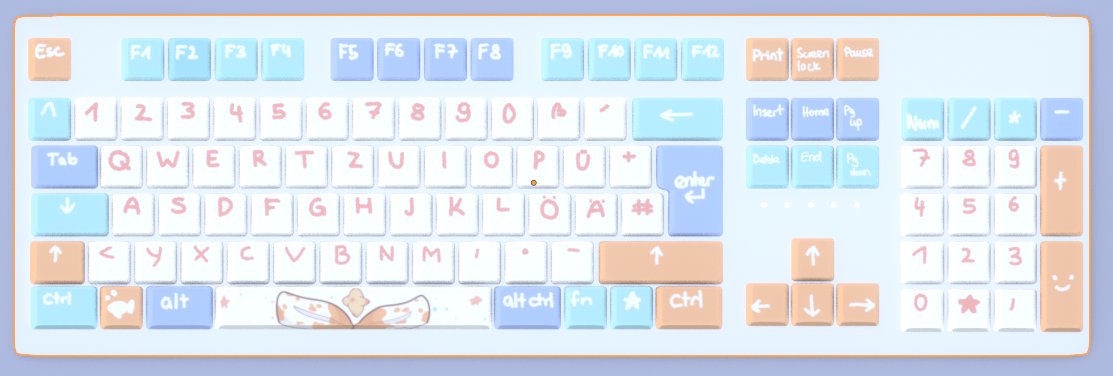 Did you know my Bedroom Overlay has a custom Keyboard design?
One day, I'd love to get it IRL as well!