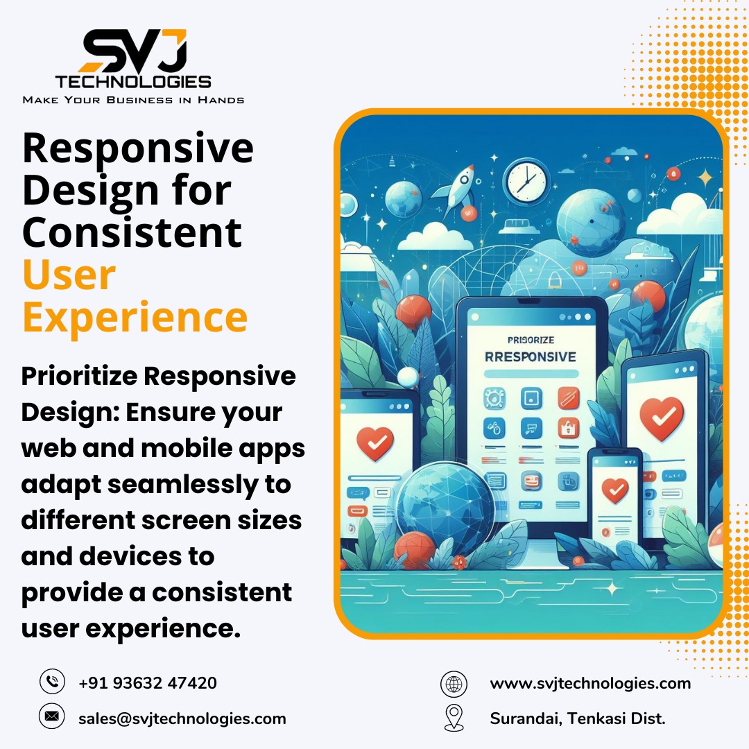 #ResponsiveDesign | #ConsistentUX | #MobileApps | #WebDesign