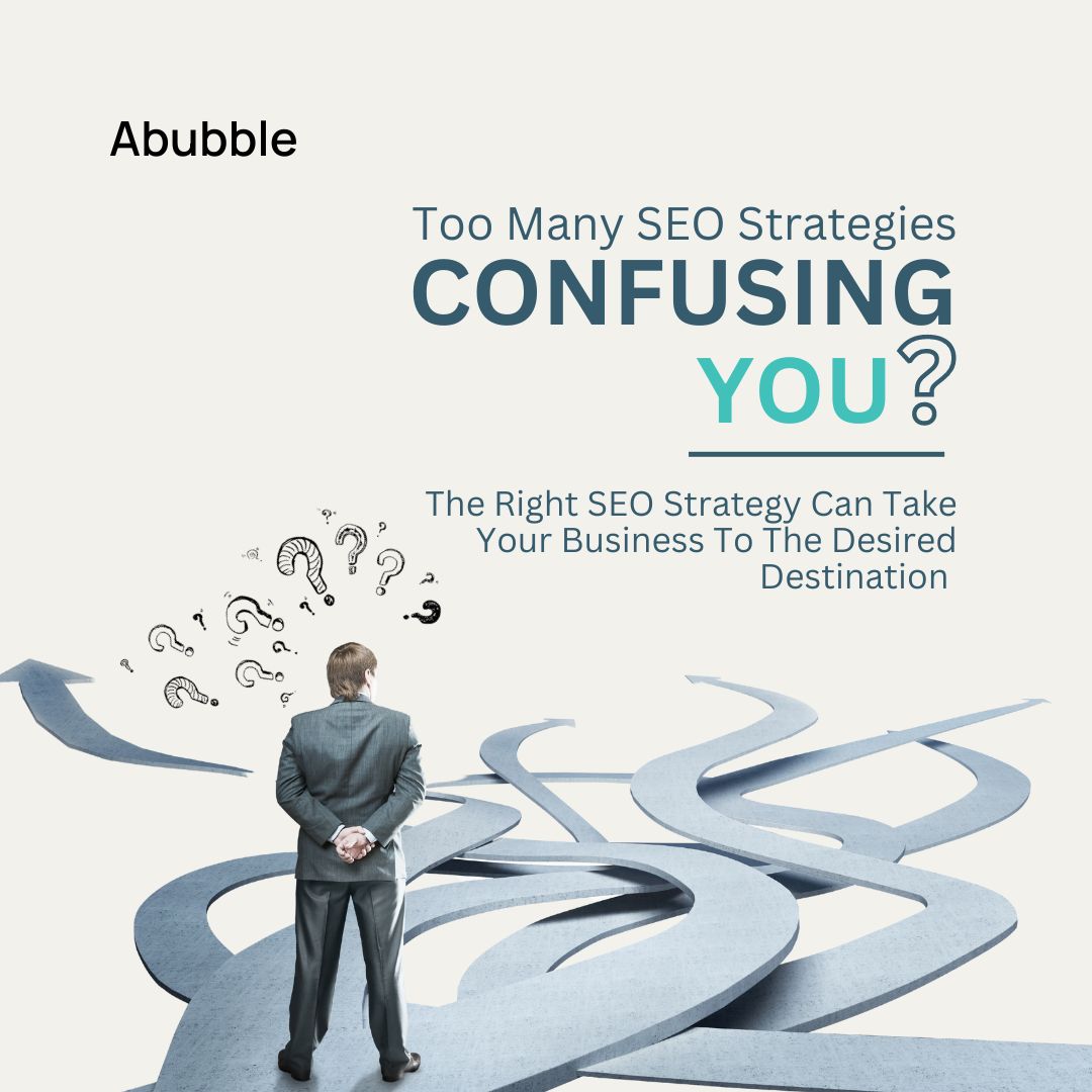 Navigate through the sea of SEO strategies with ease. Our tailored approach ensures your business reaches its destination. Get in touch today to chart your course to success.

abubble.co/seo-services/

#Abubble #SEO #DigitalMarketing #BusinessGrowth #UnlockYourSEO #SEOStrategy