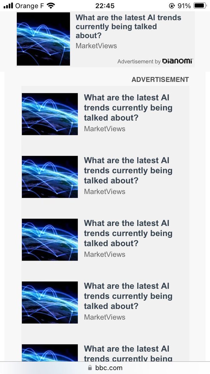 I wonder if AI is the reason the same AI story got repeated mistake? Is the Andre to the question “the trend for AI to do dumb things that I human would@.