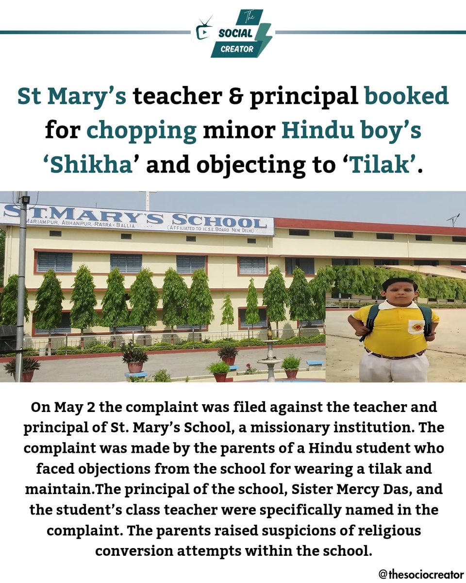 Religious Conversion attempts in school...

#thesociocreator #religion #trending #trendingnews #dailynewsupdate #stmary #religionconversion #hindu #news