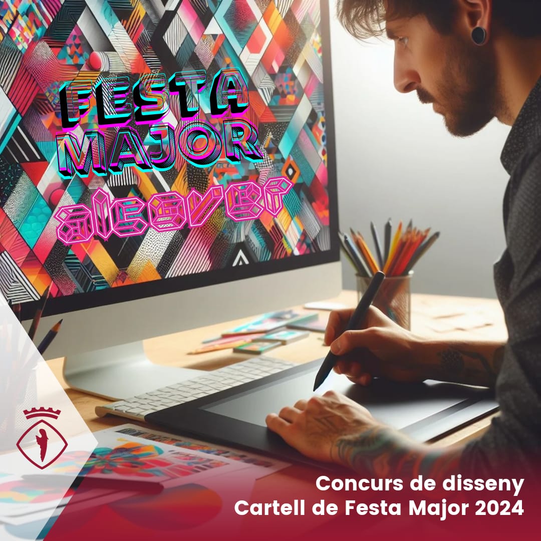 [FESTA MAJOR]🔊 L'Ajuntament d'Alcover convoca, un any més, el concurs de disseny del Cartell de la Festa Major, que se celebra el tercer cap de setmana d'octubre. 💻 El disseny, en format digital, es pot presentar del 10 de maig al 10 de juny. ℹ️ tuit.cat/1reG5