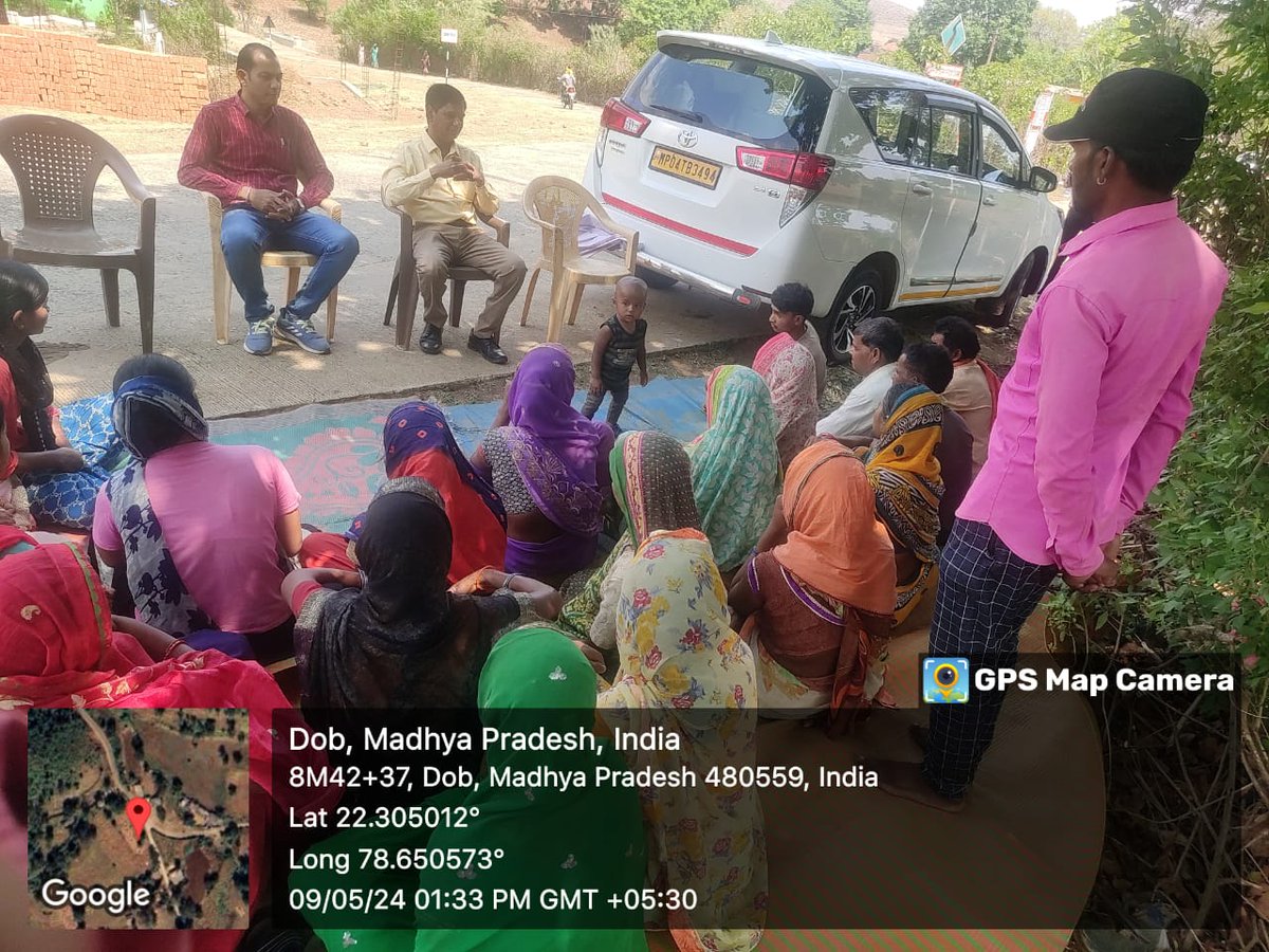 The field visit and PVTG: VDVK Awareness Program was conducted in Chhindwara and Narsinghpur on 09.05.24. Beneficiaries from Baiga and Bharia tribes were briefed on product enhancement, marketability, and livelihood income. #PVTG #AwarenessProgram #FieldVisit #supportPVTG #TRIFED