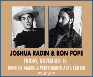 🧡 Members Only: Ron Pope & Joshua Radin come to the Bank of America Performing Arts Center Thousand Oaks on November 15! Tickets on sale now at Ticketmaster.com #giveaway #thesocalsound #livemusic #concerts #ronpope #joshuaradin