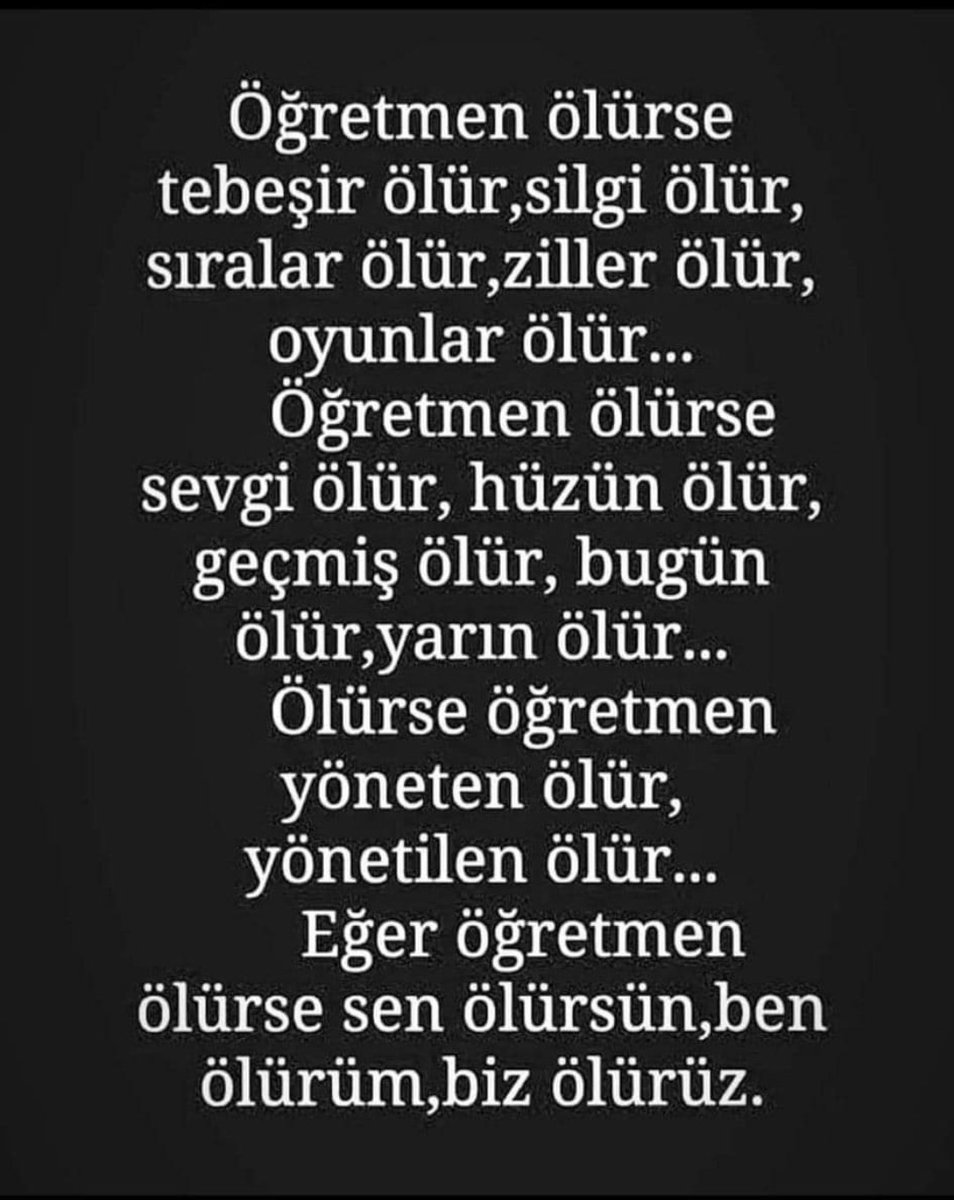 #ÖğretmenTekYürek