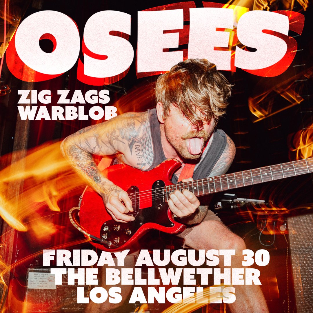 🧡 Rock out with The Osees when they come to The Bellwether on August 30! Tickets on sale now at Ticketmaster.com #giveaway #thesocalsound #livemusic #concerts #theosees