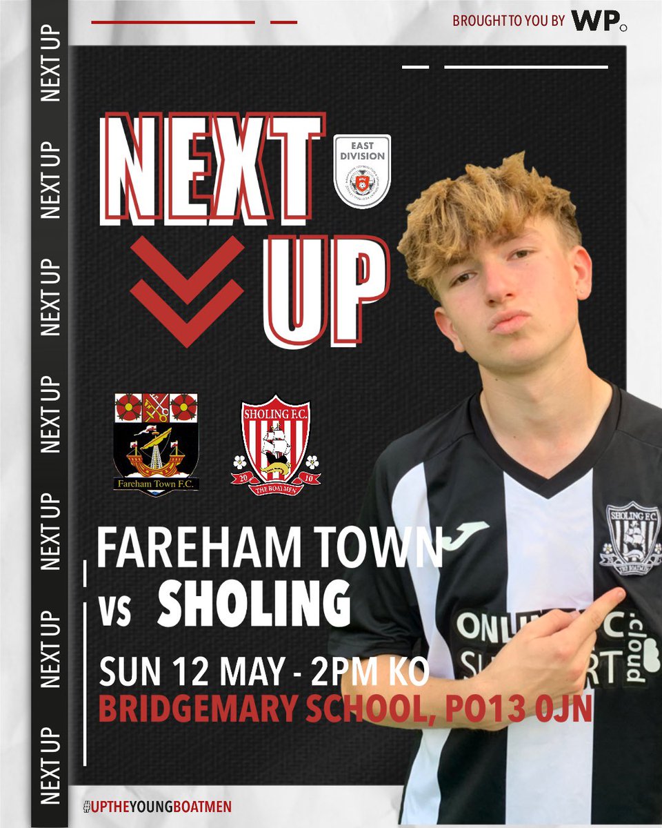 ⏭️ | NEXT UP

We are on the road, AGAIN, as we face @farehamtownfc U18 Red on Sunday afternoon.

#UpTheYoungBoatmen 🔴⚪️