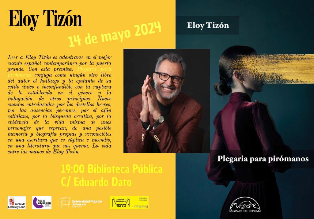🙏 🔥 Este martes 14 tendré la alegría de presentar mi Plegaria en Palencia. Será en la Biblioteca Pública (c/ Eduardo Dato) a las 19 h, acompañado por «la profe de los libros» @ConchaLobejon. ¡Nos vemos! #plegariaparapirómanos #uppculturapalencia #palencia