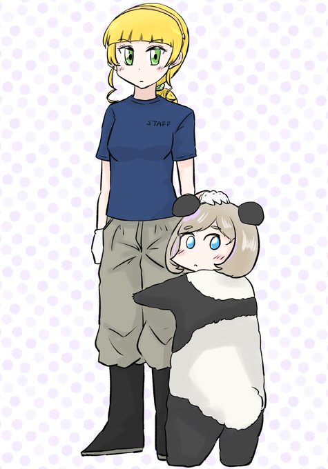 「blonde hair polka dot background」 illustration images(Latest)