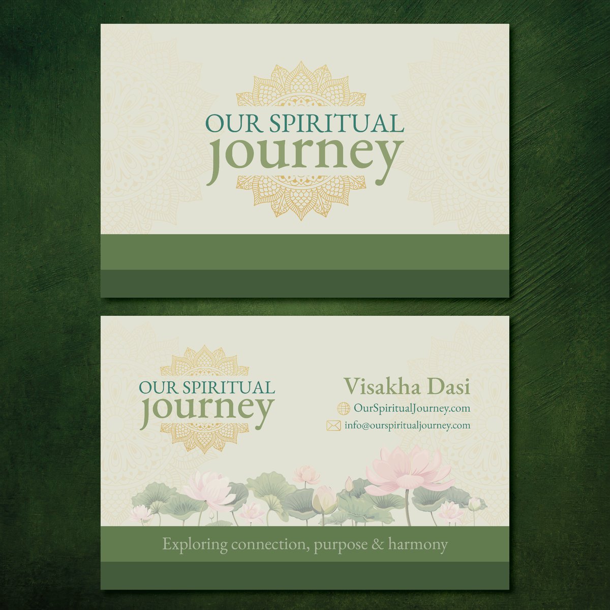 Business Card Design for Our Spiritual Journey ✨

#businesscard #carddesign #customcards #graphicdesign #graphicdesigner #hoofprintmedia