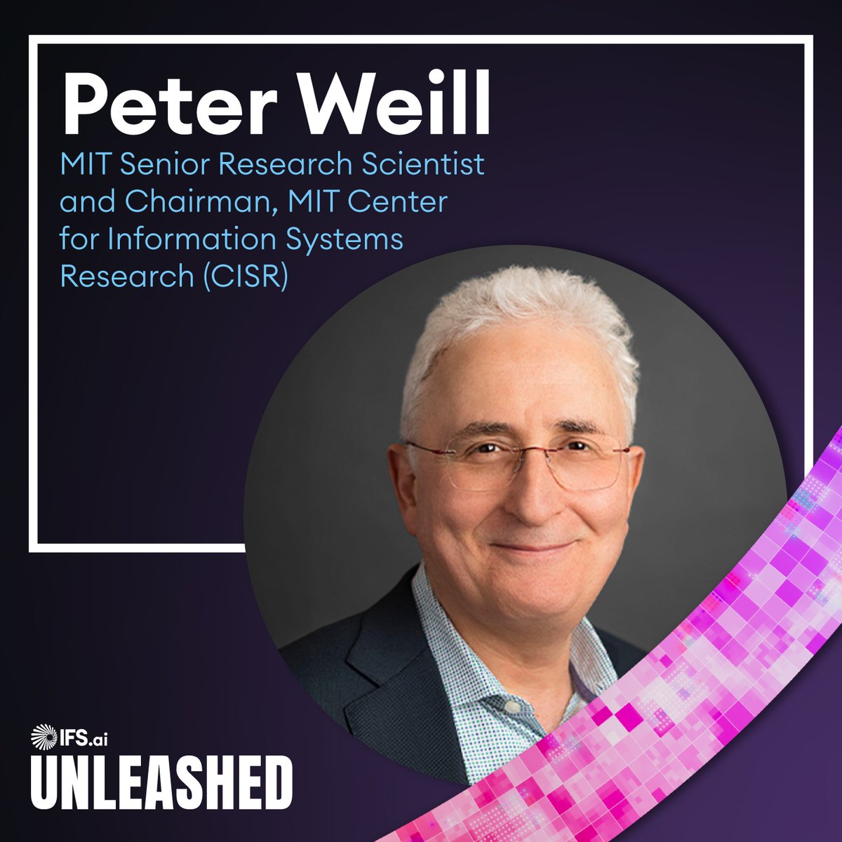 Excited to welcome Peter Weill, MIT’s Senior Research Scientist, to #IFSUnleashed 2024! 🚀 Discover the future of business & AI with his insights on becoming future ready. Don’t miss out on learning from a top IT influencer! 🤖💡 ifs.link/j5OzEP