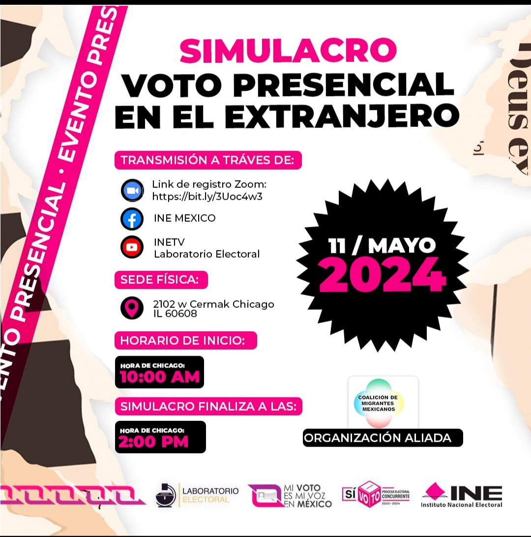 Asi es amigo Héctor a difundir!!!. #Simulacro #11DeMayo2024 10 a 14 horas!!. #NoFaltes!! Nuestr@s migrantes siempre dando con toda la fuerza que se necesita para llevar a cabo el #PlanC #Union🙏 #VotoMasivoPorMorenaPTyPV 👋 Saludos 👉 bit.ly/3Uoc4w3