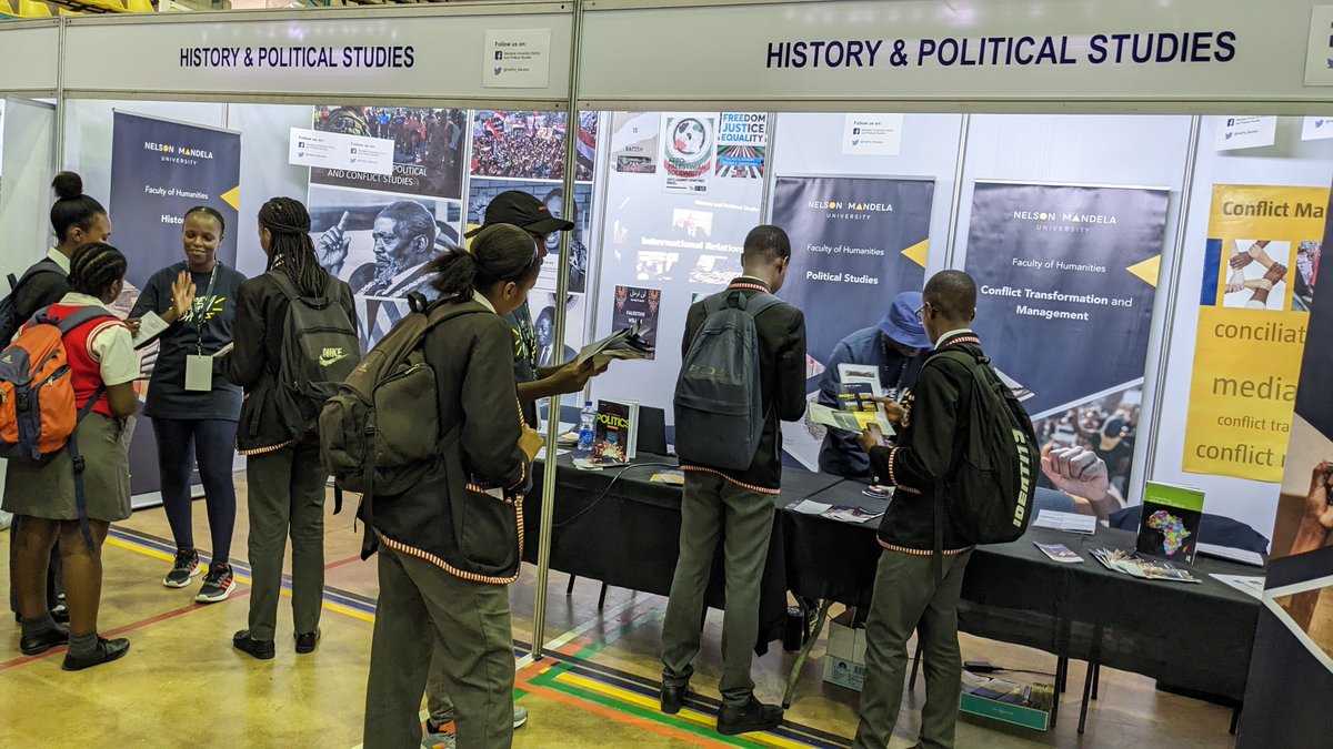 Giopoliticus's tweet photo. @HistPol_Mandela is out here at @MandelaUni Open Day 2024! Stop in and let's discuss the major issues locally and globally 💪✊ https://t.co/SAy9xmIsSc