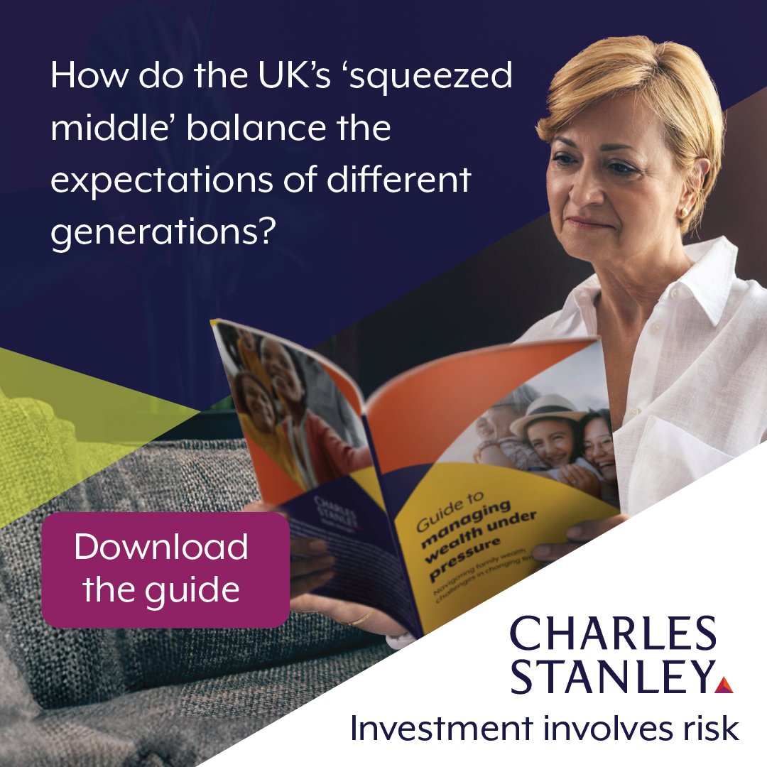 Download your free guide and discover how the UK’s ‘squeezed middle’ is balancing finances with the expectations of different generations ➡️ bit.ly/3Vir40H Investment involves risk