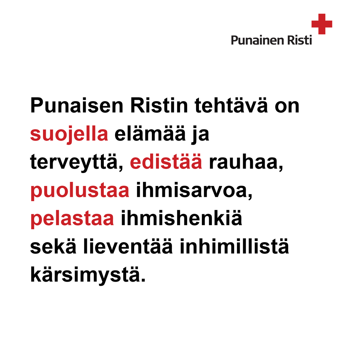 Punainen Risti on maailman suurin humanitaarinen liike ❤️ Tutustu laajaan kotimaan työhömme, ja tule mukaan auttamaan! punainenristi.fi/vapaaehtoiseks… #PunaisenRistinViikko #Vapaaehtoisuus