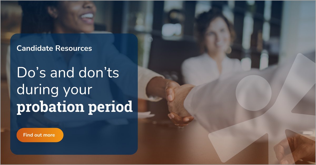 📅 Probation periods 📅

Generally, your probationary period provides lots of invaluable support and training. So what should you do, and not do, to make the best first impression? Find out more here: sellickpartnership.co.uk/resources/blog…

#probation #probationperiod #newjob #newrole